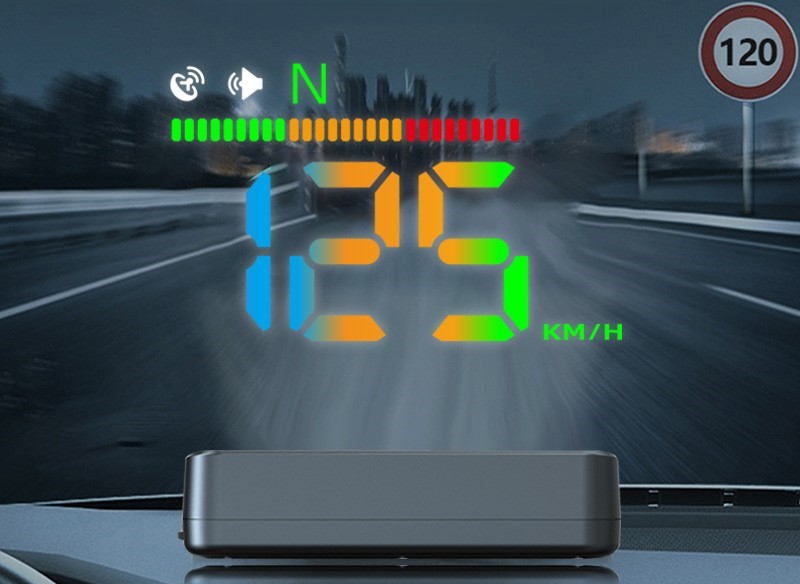 Automobile beidou satellite GPS multi-function speed ​​meter 4