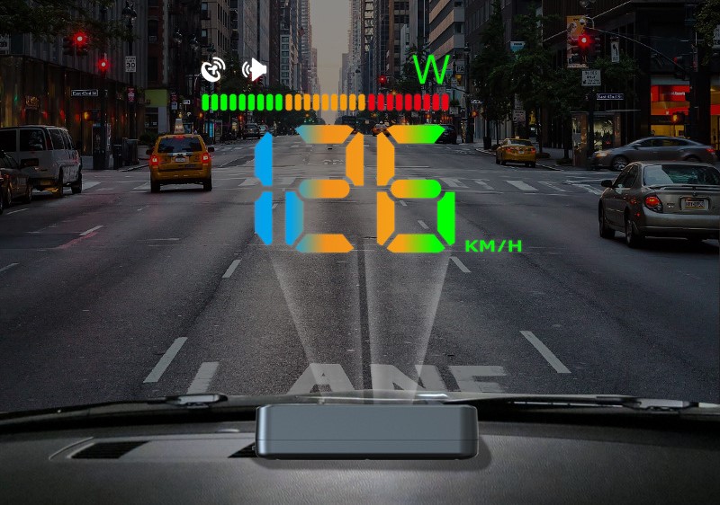 Automobile beidou satellite GPS multi-function speed ​​meter 4 02