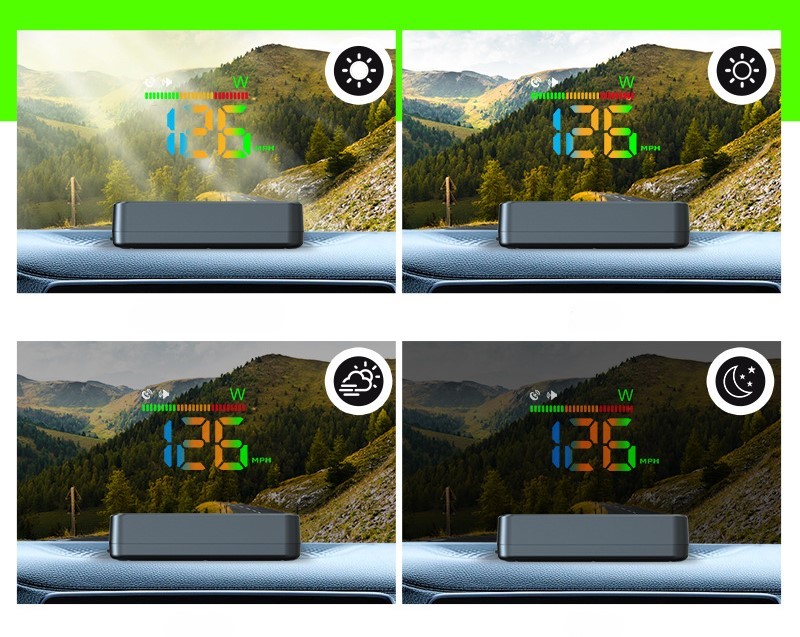 Automobile beidou satellite GPS multi-function speed ​​meter 4