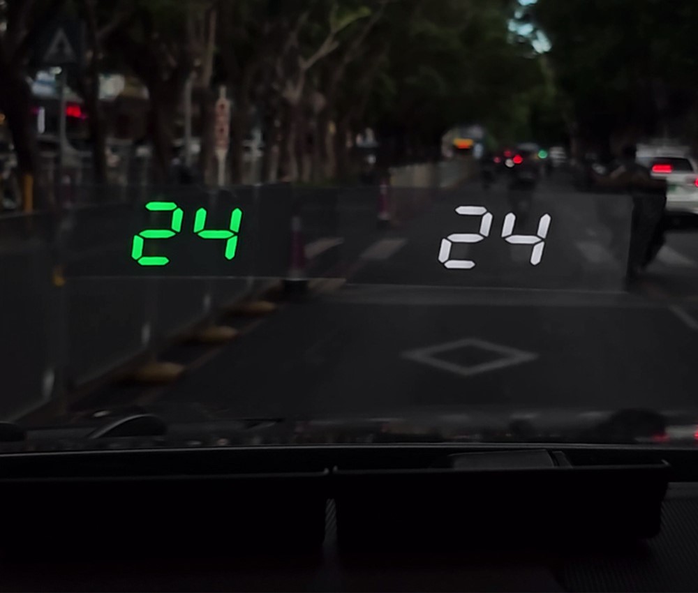 Heads-up display GPS speedometer speed display 1