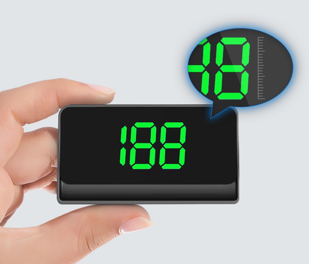 Heads-up display GPS speedometer speed display 1