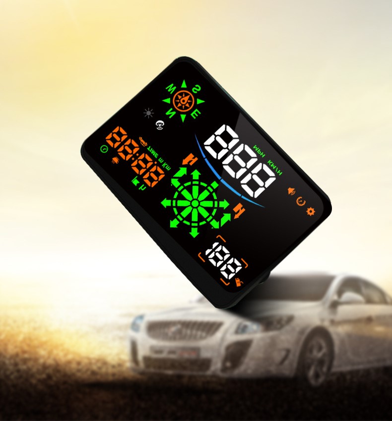 Multifunctional GPS speed measurement and navigation portable display 5 01