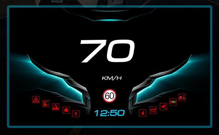 Car display universal OBD projector with electronic dog 22
