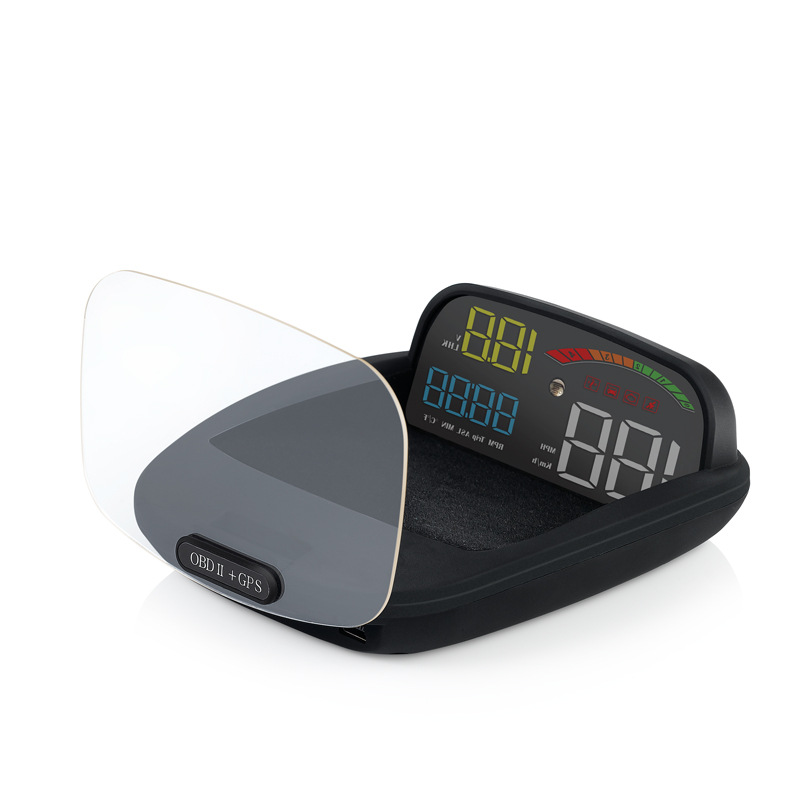Car HD portable speedometer projector head up display 33 01