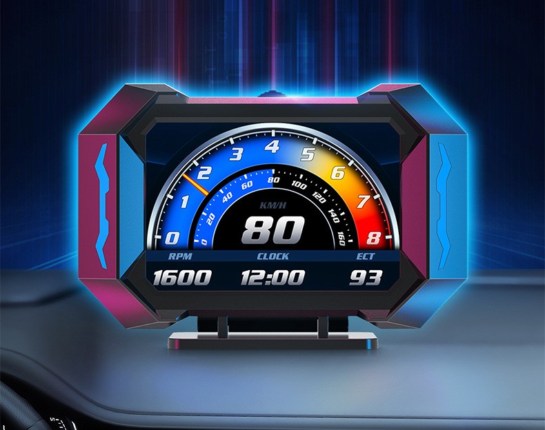 Car head-up display LCD multi-function slope meter 21