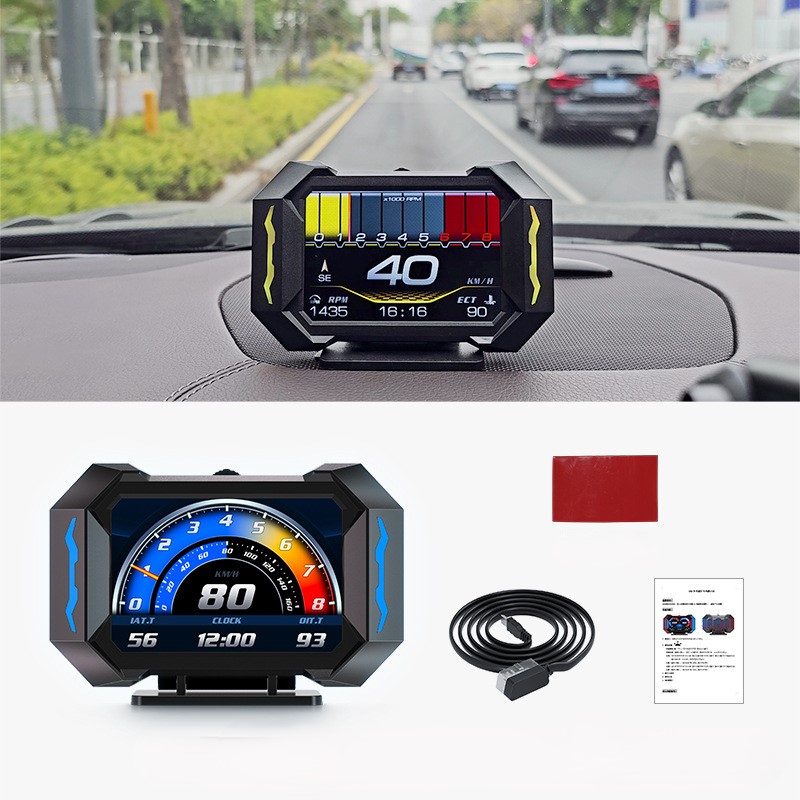 Car head-up display LCD multi-function slope meter 21