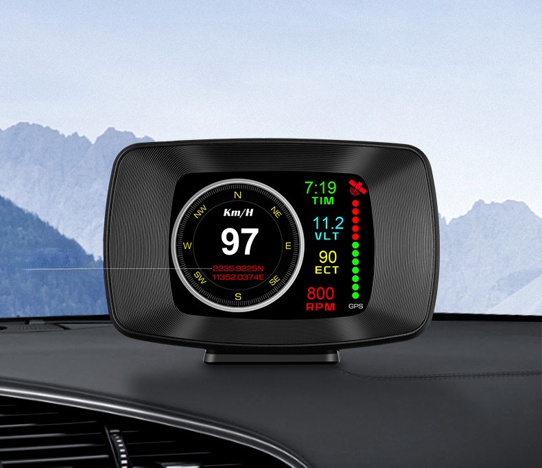 Car multi-function LCD instrument HD 24