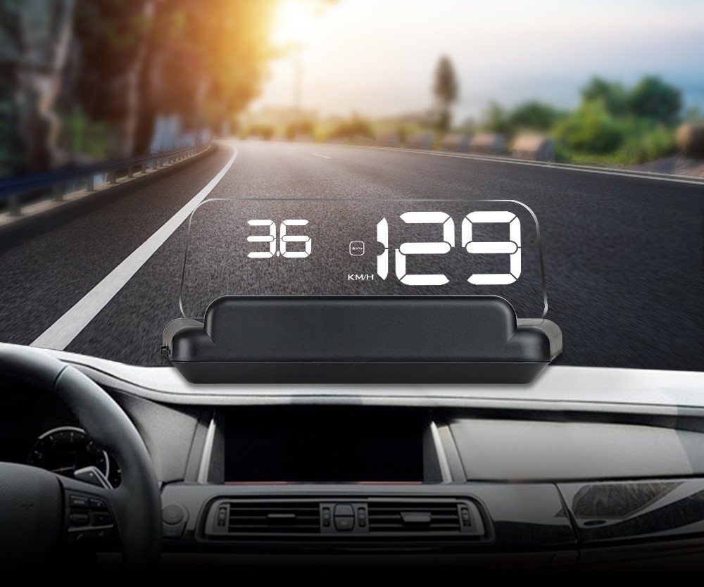 Folding car display portable HD hud head-up display 34