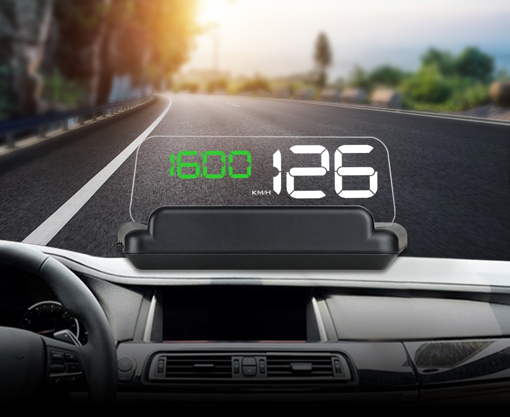 Folding car display portable HD hud head-up display 34