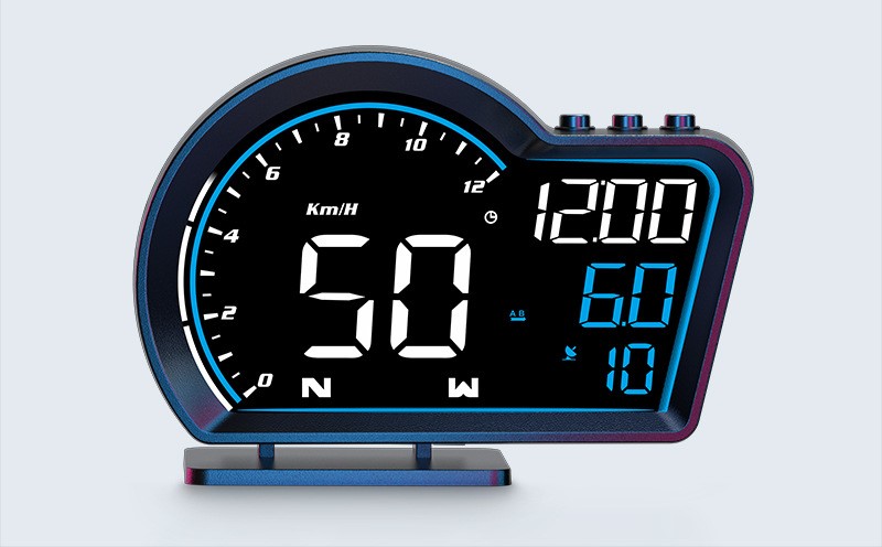 Car GPS head-up display car universal speedometer 43
