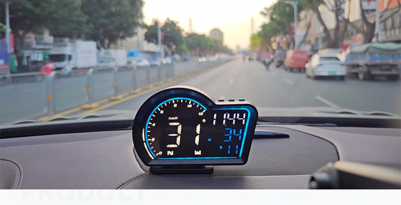Car GPS head-up display car universal speedometer 43 02