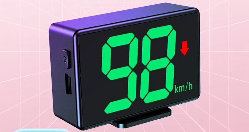 Speed ​​​​detecting electronic dog warning car universal 44