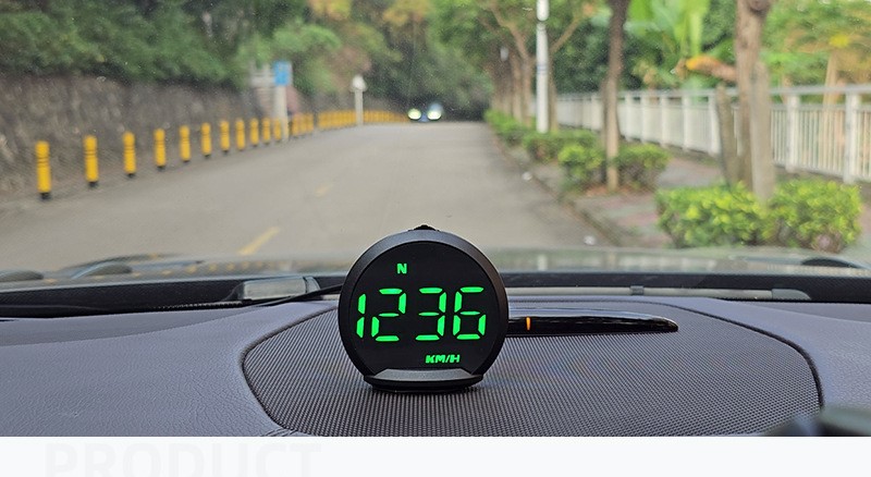 Universal speedometer digital clock HD head up display 42